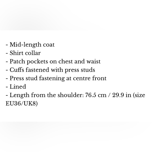 NWT Sezane Armando Coat - Picture 6 of 9